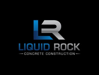 Liquid rock concrete construction  logo design by paulanthony