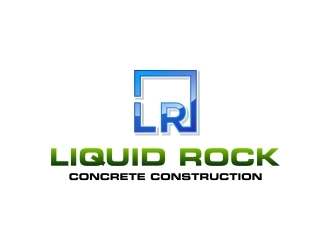 Liquid rock concrete construction  logo design by GemahRipah