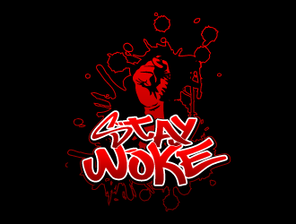 Stay Woke logo design by fastsev