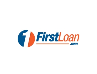 FirstLoan.com logo design by gipanuhotko