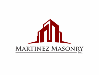 Martinez Masonry Inc. logo design by Kindo