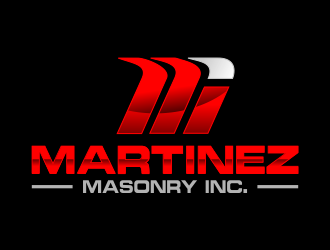 Martinez Masonry Inc. logo design by done