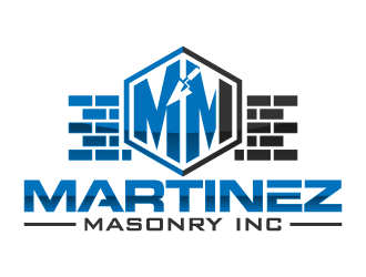 Martinez Masonry Inc. logo design by pencilhand