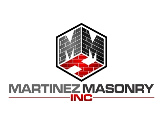 Martinez Masonry Inc. logo design by xteel