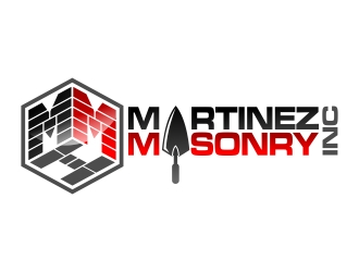 Martinez Masonry Inc. logo design by xteel