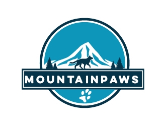 MountainPaws.ca logo design by quanghoangvn92