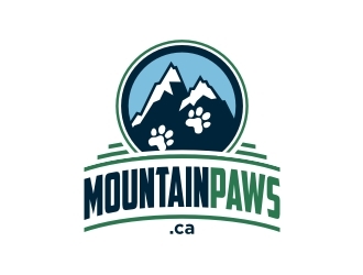 MountainPaws.ca logo design by GemahRipah