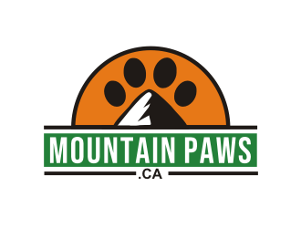 MountainPaws.ca logo design by Foxcody