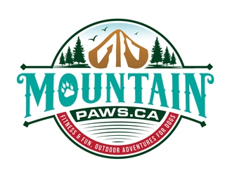 MountainPaws.ca logo design by DreamLogoDesign