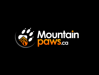 MountainPaws.ca logo design by fontstyle