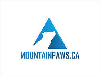 MountainPaws.ca logo design by hole