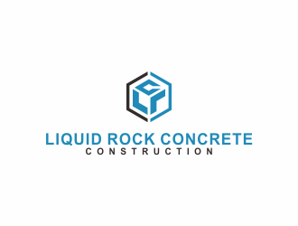 Liquid rock concrete construction  logo design by YusufAbdus