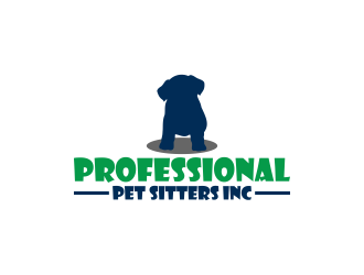 Professional Pet Sitters inc logo design by Kruger