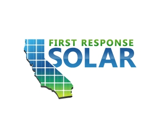 First Response Solar logo design by fantastic4