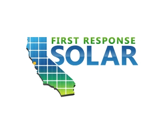 First Response Solar logo design by fantastic4