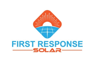 First Response Solar logo design by emyjeckson