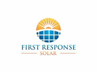 First Response Solar logo design by haidar