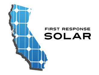 First Response Solar logo design by aldesign