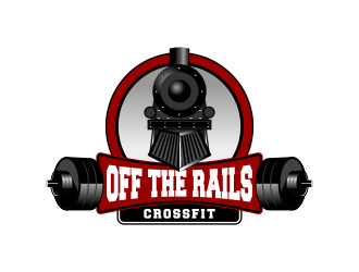 Off the Rails CrossFit logo design by Kruger