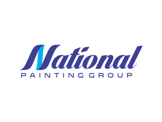 National Painting Group logo design by AisRafa