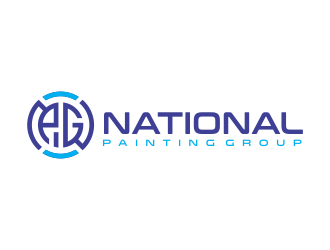National Painting Group logo design by AisRafa