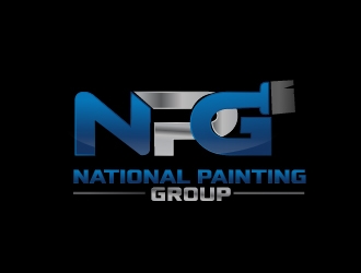 National Painting Group logo design by iBal05