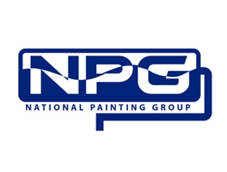 National Painting Group logo design by LogoInvent