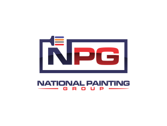 National Painting Group logo design by oke2angconcept