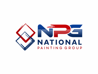 National Painting Group logo design by rootreeper