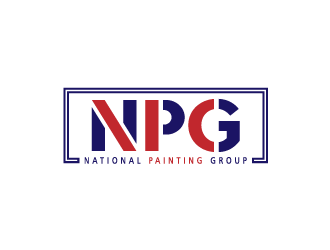 National Painting Group logo design by Patrik