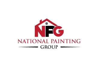 National Painting Group logo design by designkenyanstar