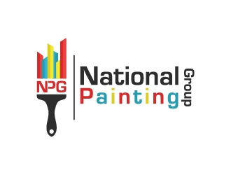 National Painting Group logo design by wongndeso
