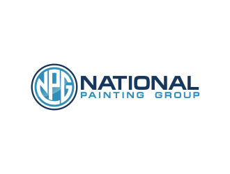National Painting Group logo design by kopipanas