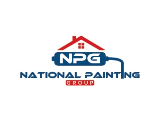 National Painting Group logo design by onep