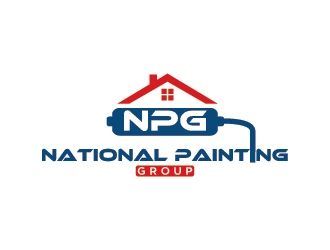 National Painting Group logo design by onep