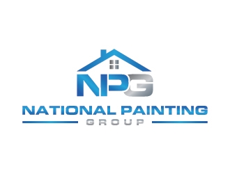 National Painting Group logo design by onep