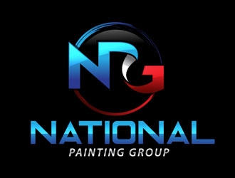 National Painting Group logo design by LogoInvent