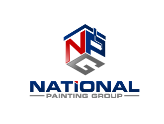 National Painting Group logo design by THOR_