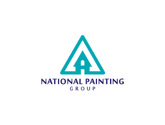 National Painting Group logo design by Patrik