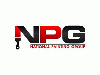 National Painting Group logo design by lestatic22