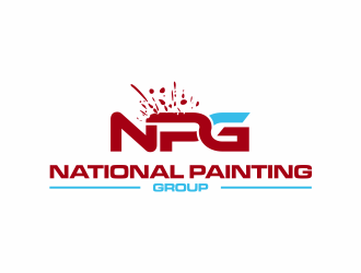 National Painting Group logo design by ammad