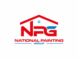 National Painting Group logo design by ammad