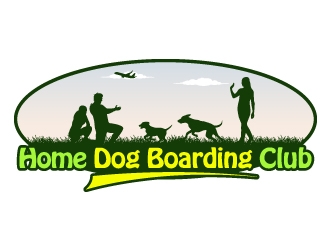 Home Dog Boarding Club logo design by JJlcool