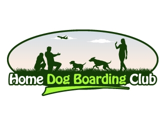 Home Dog Boarding Club logo design by JJlcool