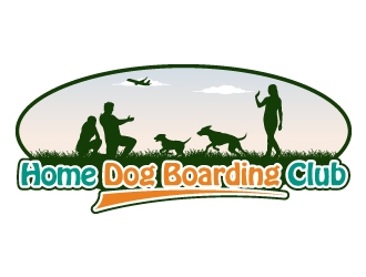 Home Dog Boarding Club logo design by JJlcool