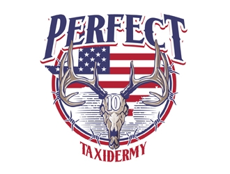 Perfect 10 Taxidermy logo design by DreamLogoDesign