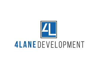 4 Lane Development logo design by megalogos