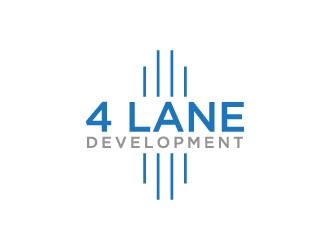 4 Lane Development logo design by labo
