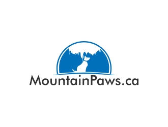 MountainPaws.ca logo design by sarfaraz