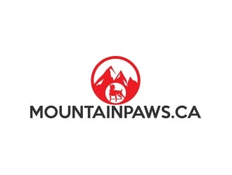 MountainPaws.ca logo design by sarfaraz